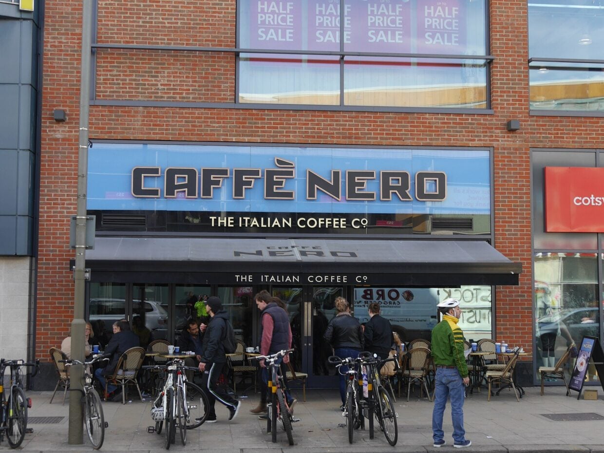 Caffè Nero shopfront in London