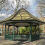 The bandstand on the raised garden at Arnold Circus, Boundary Estate