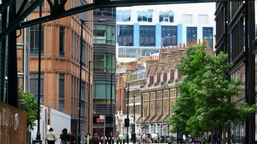 Worship Street in Shoreditch, London EC2